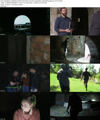 Expedition X S04E05 Ghost Fort of the Civil War 720p HEVC x265 