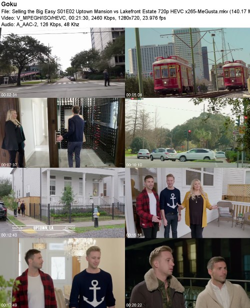 Selling the Big Easy S01E02 Uptown Mansion vs Lakefront Estate 720p HEVC x265-MeGusta
