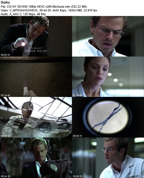 CSI NY S01E06 1080p HEVC x265-MeGusta CSI NY S01E06 1080p HEVC x265-MeGusta