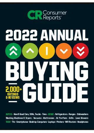 Consumer Reports – Buying Guide 2022