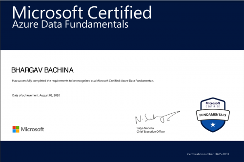 Exam DP-900: Microsoft Azure Data Fundamentals