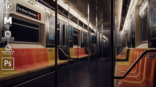 Creating a metro train interior in Unreal Engine 5