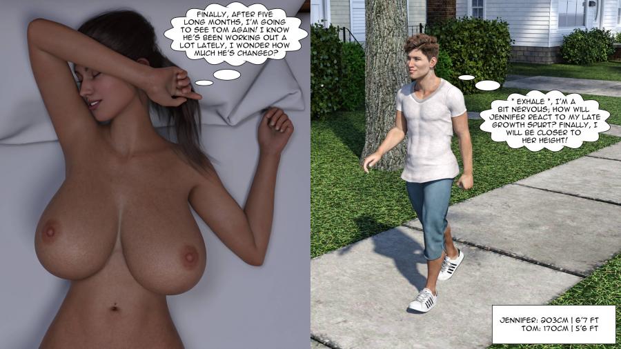 Updated Jennifer Growth Spurt By Khooza + Extras 3D Porn Comic