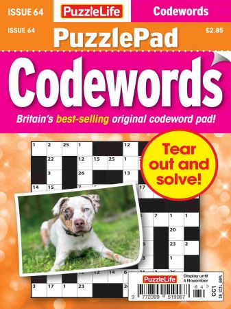 PuzzleLife PuzzlePad Codewords   Issue 64, 2021