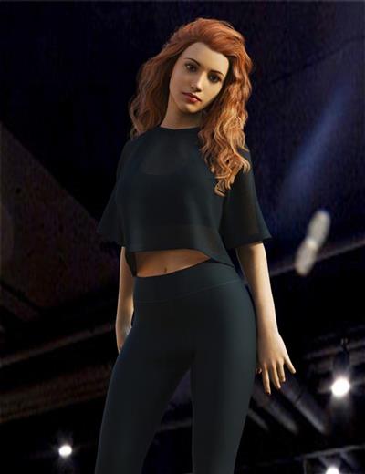 DFORCE H&C SPORTSWEAR OUTFITS FOR GENESIS 8 FEMALE(S)