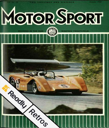 Motor Sport: Readly Retros   October 1969