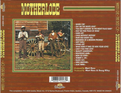 Motherlode - When I Die The Best Of Motherlode (1970-72) (Remastered, 2008)  Lossless