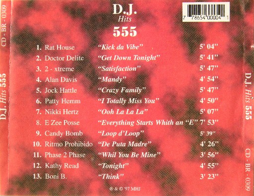 VA - DJ Hits 555 (1997) [CD FLAC]