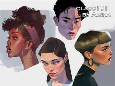 Class101   Level Up Your Digital Portraits - Structure, Anatomy, and Stylization by Aisha