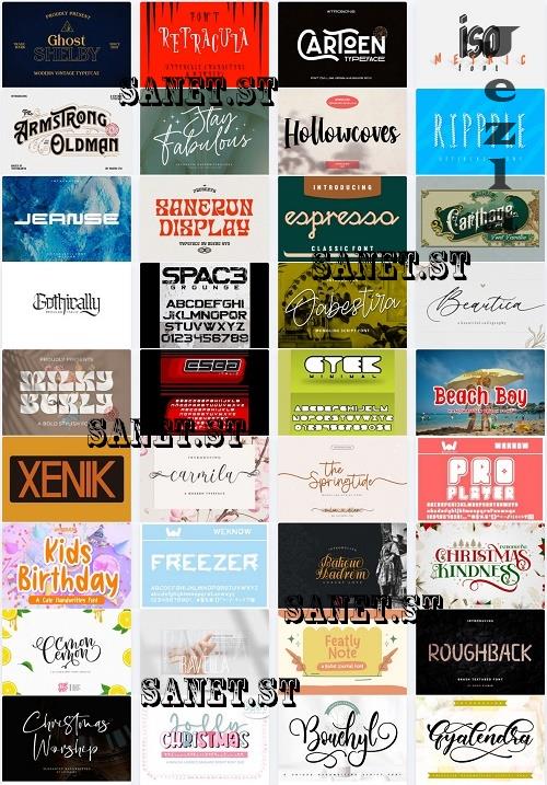 Mix Font Bundle 69 - 36 Premium Fonts