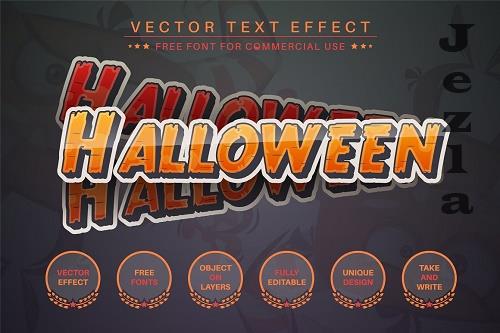 Halloween - Editable Text Effect - 6560986