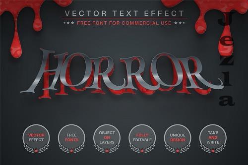 Paper Blood - Editable Text Effect - 6561440 Paper Blood - Editable Text Effect - 6561440