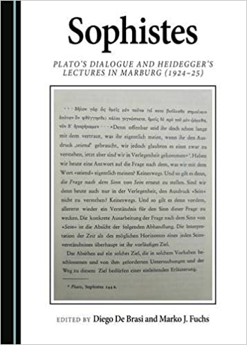 Sophistes: Plato's Dialogue and Heidegger's Lectures in Marburg