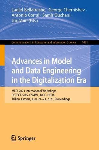 Advances in Model and Data Engineering in the Digitalization Era