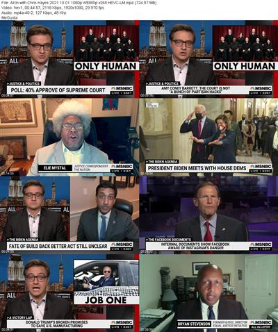 All In with Chris Hayes 2021 10 01 1080p WEBRip x265 HEVC LM