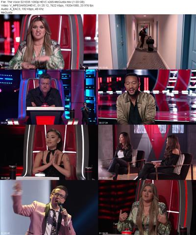 The Voice S21E05 1080p HEVC x265 