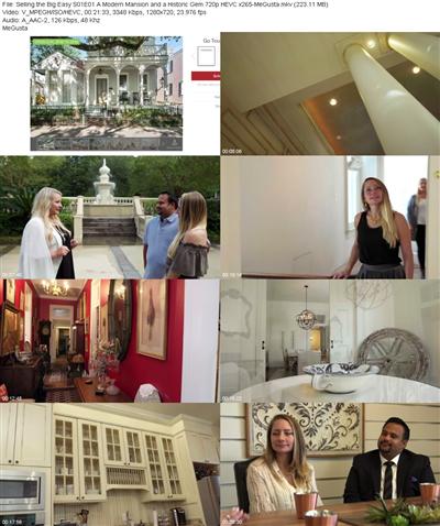 Selling the Big Easy S01E01 A Modern Mansion and a Historic Gem 720p HEVC x265 