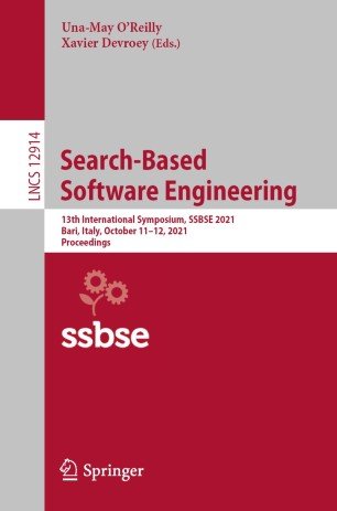 Search Based Software Engineering: 13th International Symposium, SSBSE 2021, Bari, Italy, October 11-12, 2021, Proceedings