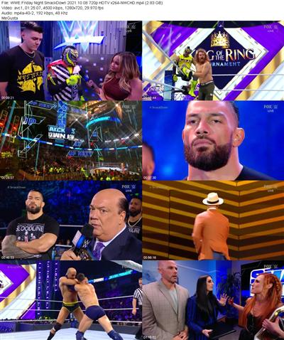 WWE Friday Night SmackDown 2021 10 08 720p HDTV x264 NWCHD