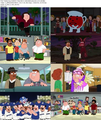 Family Guy S20E02 720p HEVC x265 