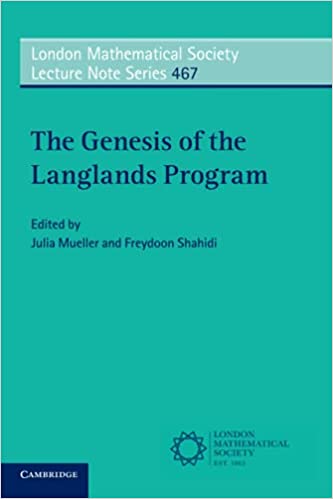 The Genesis of the Langlands Program
