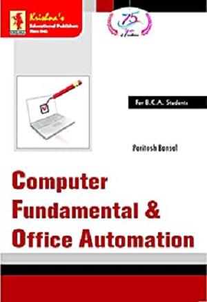 Krishna's   Computer Fundamental & Office Automation