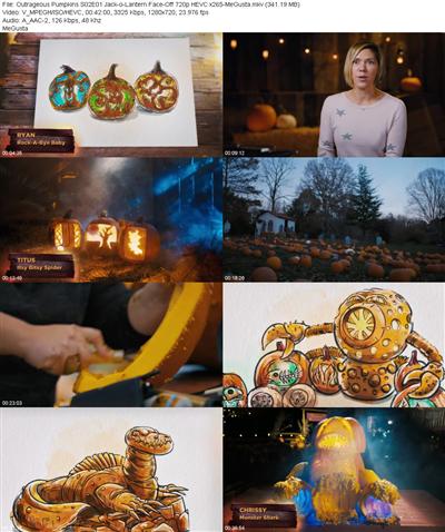 Outrageous Pumpkins S02E01 Jack o Lantern Face Off 720p HEVC x265 