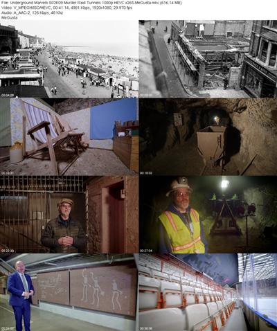Underground Marvels S02E09 Murder Raid Tunnels 1080p HEVC x265 
