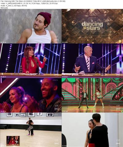 Dancing With The Stars US S30E02 720p HEVC x265 