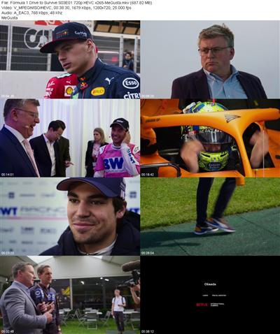 Formula 1 Drive to Survive S03E01 720p HEVC x265 