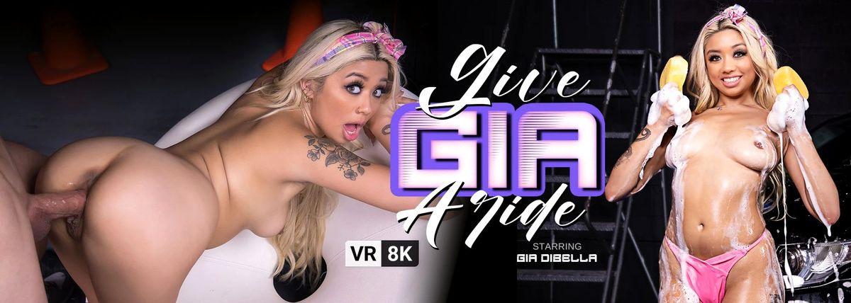[VRBangers.com] Gia DiBella (Give Gia A Ride / 01.10.2021) [2021 г., Asian, Big Dick, Blonde, Blowjob, Cowgirl, Cumshot, Deepthroat, Doggy, Facial, Natural Tits, Shaved Pussy, Teen, VR, 8K, 3840p] [Oculus Rift / Vive]