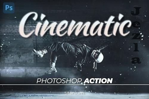 Titanium Cinematic Coloring Photoshop Action
