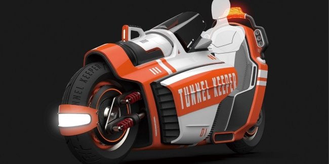 Tunnel Keeper - пожарный мотоцикл