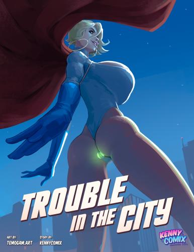 Kennycomix, Temogam - Power Girl: Trouble in the City Porn Comics