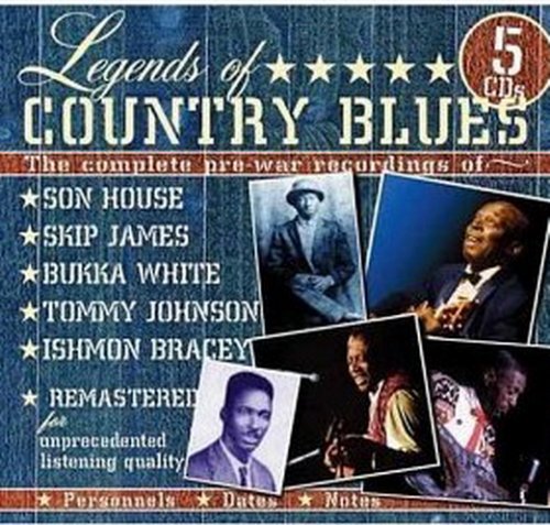 Сборник Legends Of Country Blues - The Complete Pre-War Recordings Of (5CD) (2003)