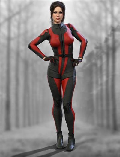 X FASHION WASPGIRL OUTFIT FOR GENESIS 8 FEMALE(S)