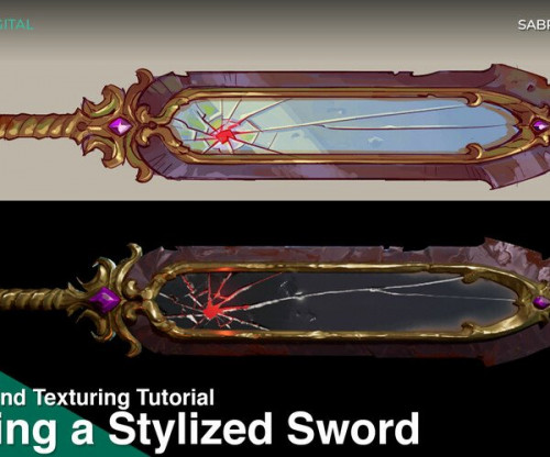 Levelup Digital - Creating a Stylized Sword - Sabrina Echouafni