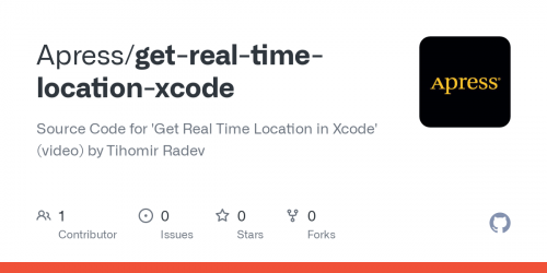 Apress - Get Real Time Location in Xcode Provide an Ios App With Gps Coordinates