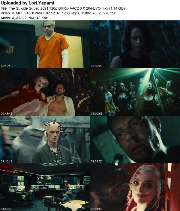The Suicide Squad (2021) 720p BRRip AAC2 0 X 264-EVO