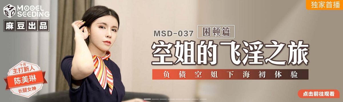 Chen Meilin - Flying Tour of flight attendant (Madou Media) [MSD037] [uncen] [2021 ., All Sex, Blowjob, 720p]