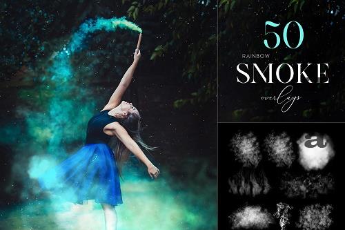 50 Smoke Clipart, Magic Smoke Overlays - 1888632