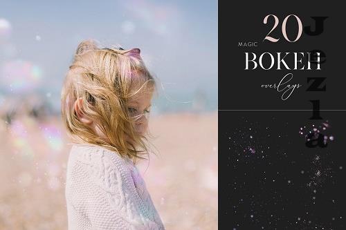 20 Magic Bokeh Overlays, Floating Dust, Mystical Effect - 1888975