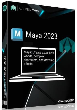 постер к Autodesk Maya 2023.1 Build 23.1.0.1532 by m0nkrus