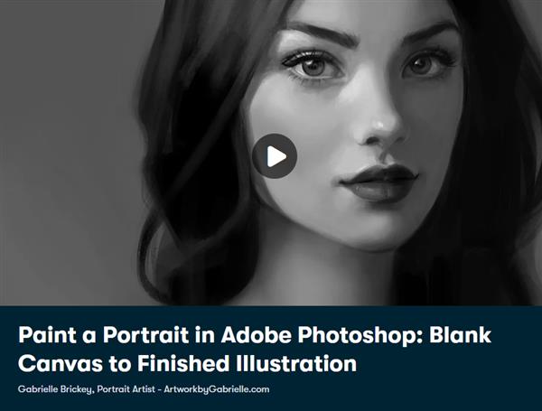 Paint a Portrait in Adobe Photoshop: Blank Canvas to Finished Illustration
