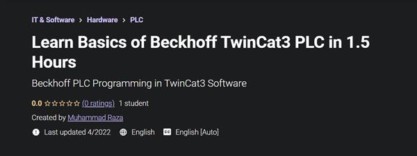 Learn Basics of Beckhoff TwinCat3 PLC in 1.5 Hours