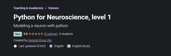 Python for Neuroscience, level 1