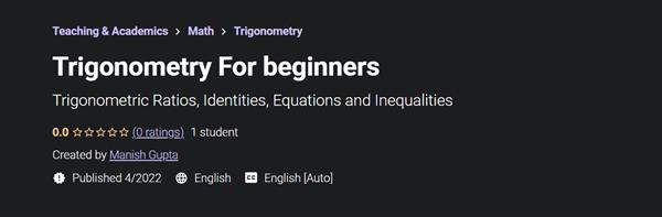 Trigonometry For beginners