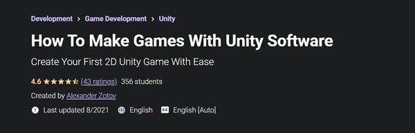 How To Make Games With Unity Software